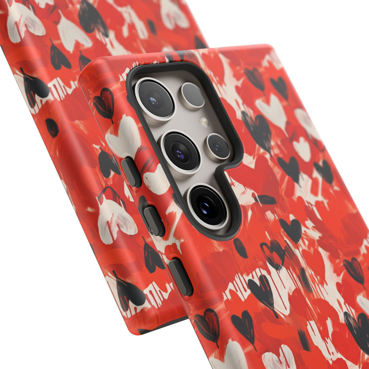 Heart Pattern Phone Case – Stylish & Loving Design for Your Device 355