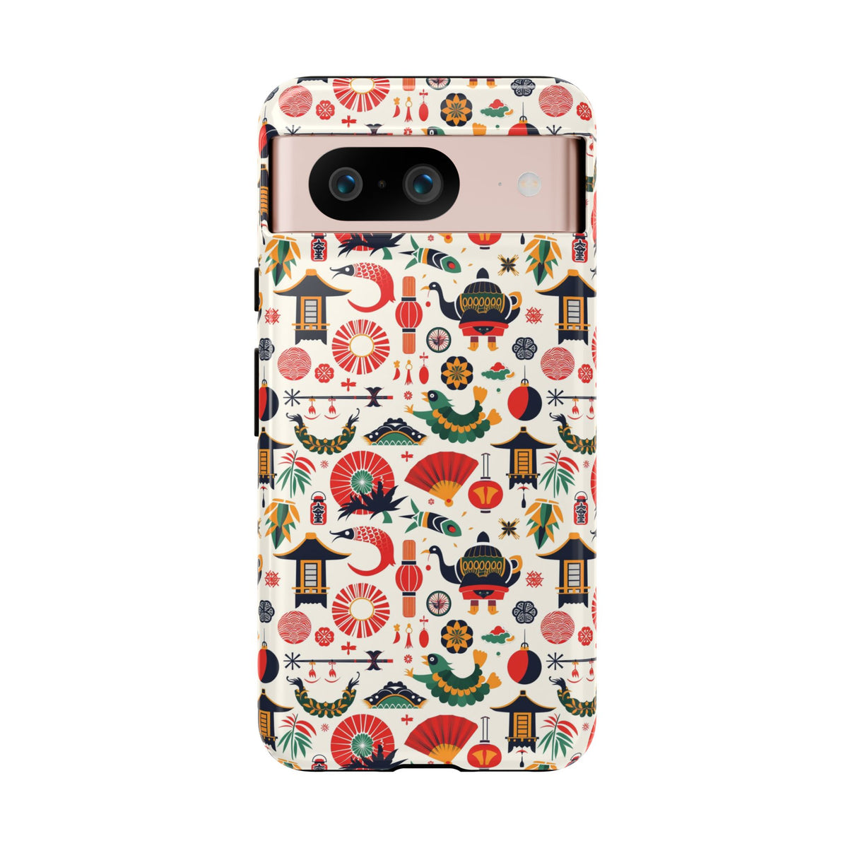 Japanese Pattern Phone Case – Elegant & Timeless Design for Your Phone 461