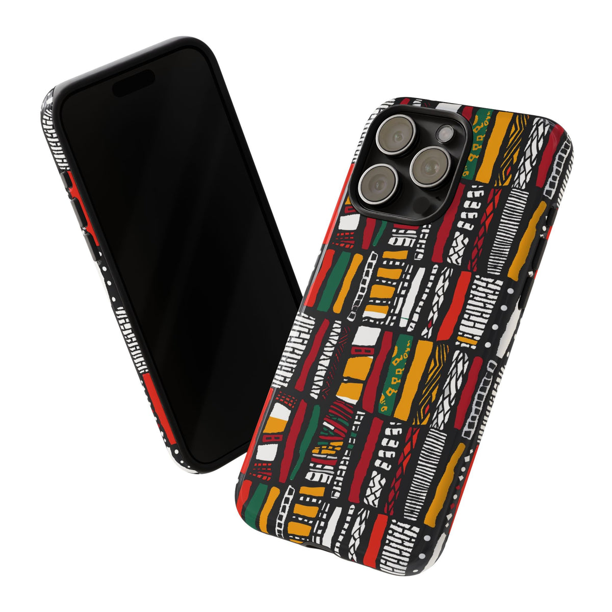 Stylish African Pattern Phone Case – Unique and Vibrant Protection 212