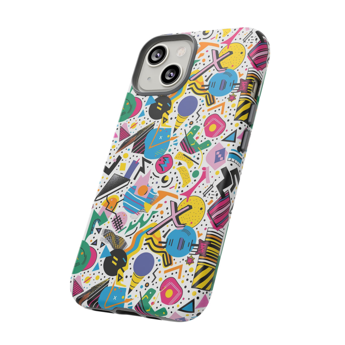 90s Themed Seamless Pattern Phone Case – Embrace Retro Style and Protection 225