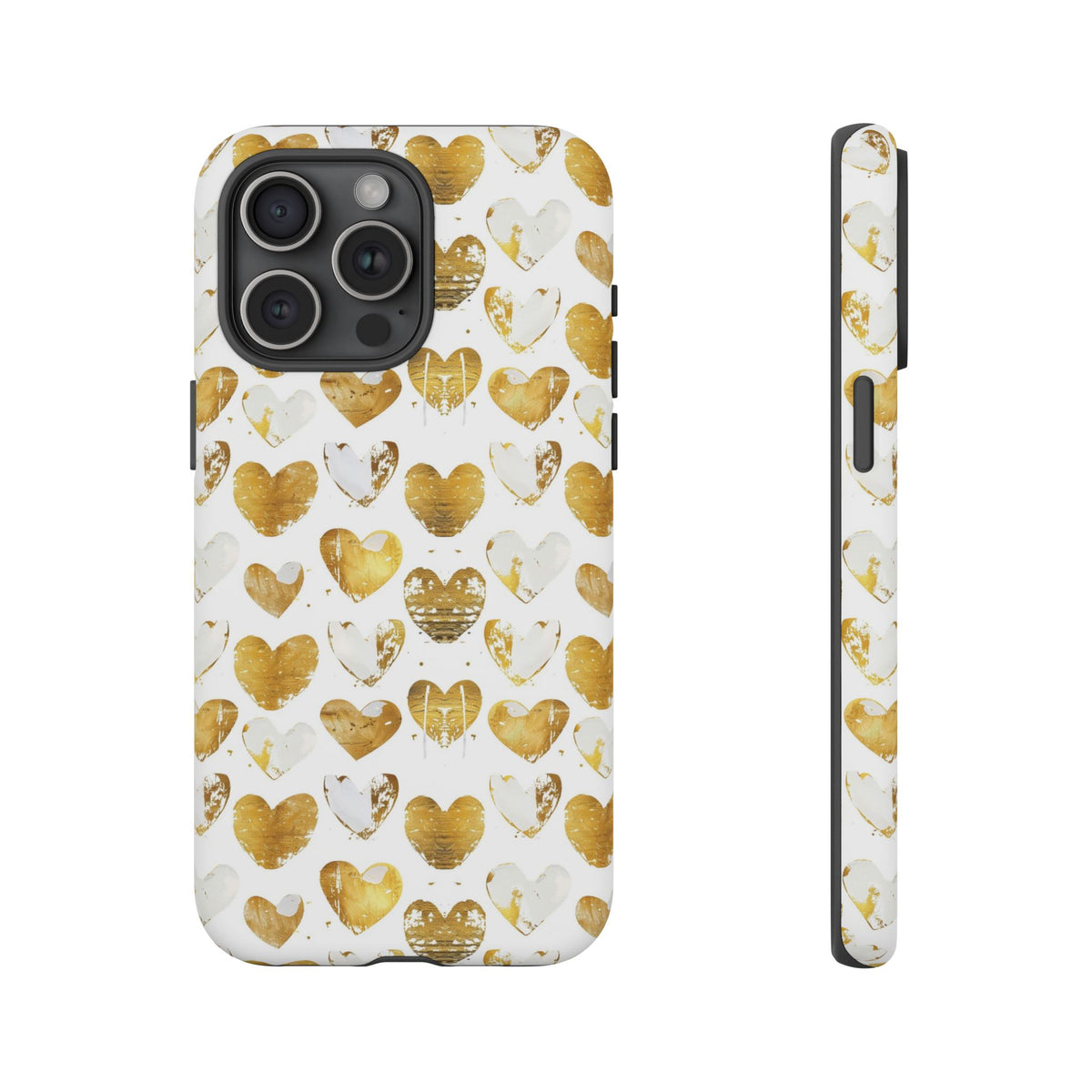 Heart Pattern Phone Case – Stylish & Loving Design for Your Device 369