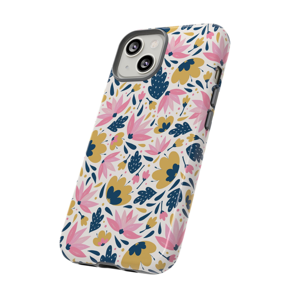 Colorful Little Flower Design Phone Case – Bright and Cheerful Floral Phone Cover 3