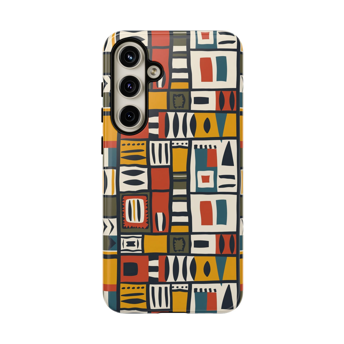 Stylish African Pattern Phone Case – Unique and Vibrant Protection 013