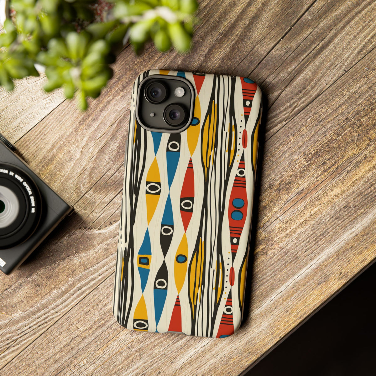 Stylish African Pattern Phone Case – Unique and Vibrant Protection 202