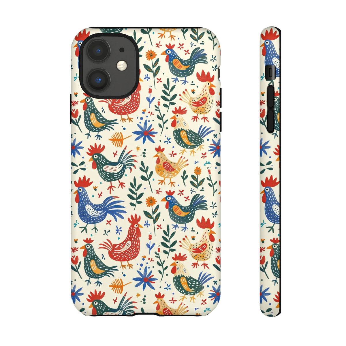 Birds Seamless Pattern Phone Case – Elegant and Timeless Avian Design 8