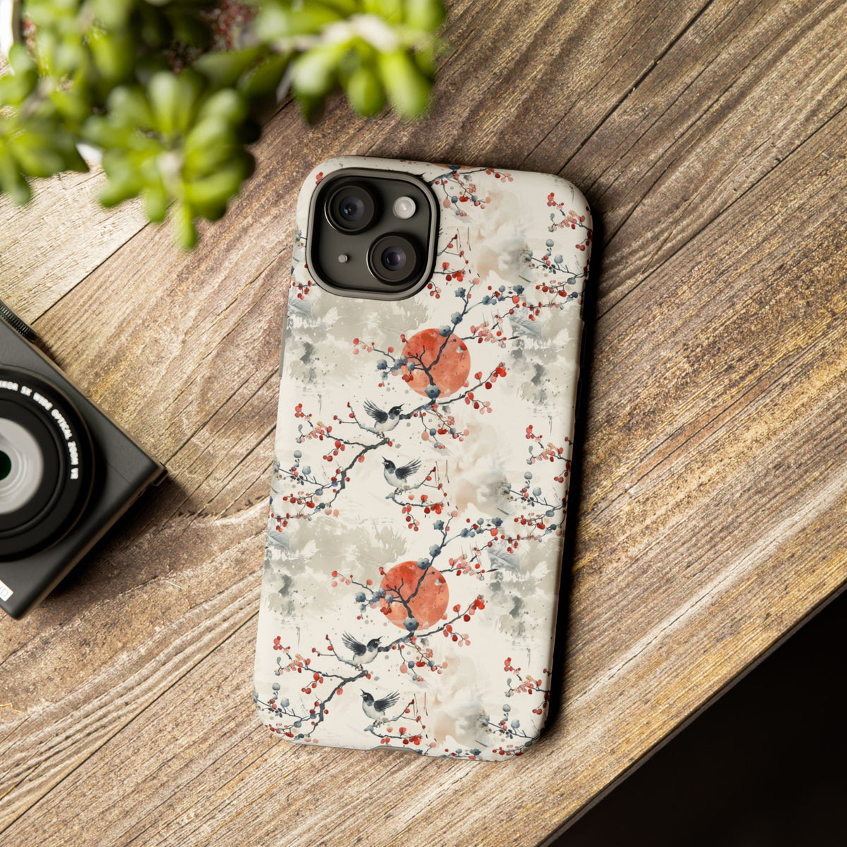 Japanese Pattern Phone Case – Elegant & Timeless Design for Your Phone 136