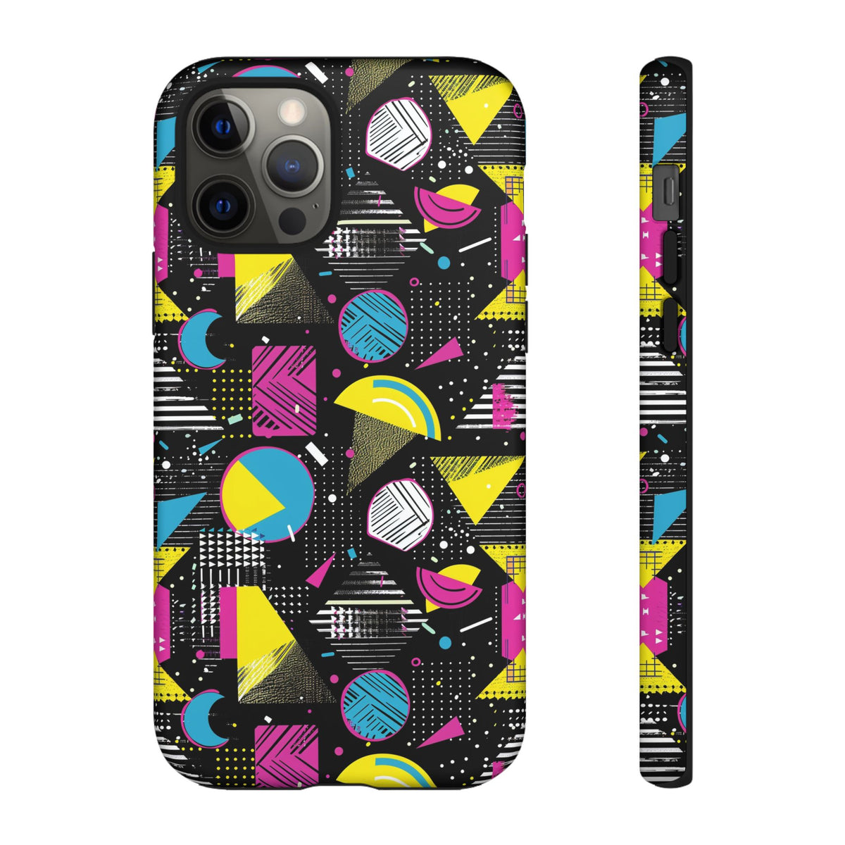 Retro 80s Seamless Phone Case – Vintage Style Meets Modern Protection 206