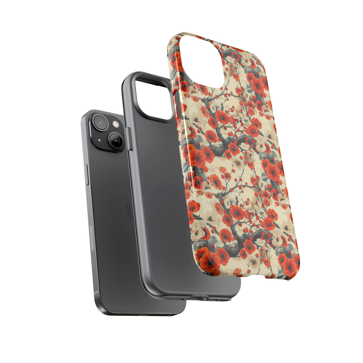 Japanese Pattern Phone Case – Elegant & Timeless Design for Your Phone 084