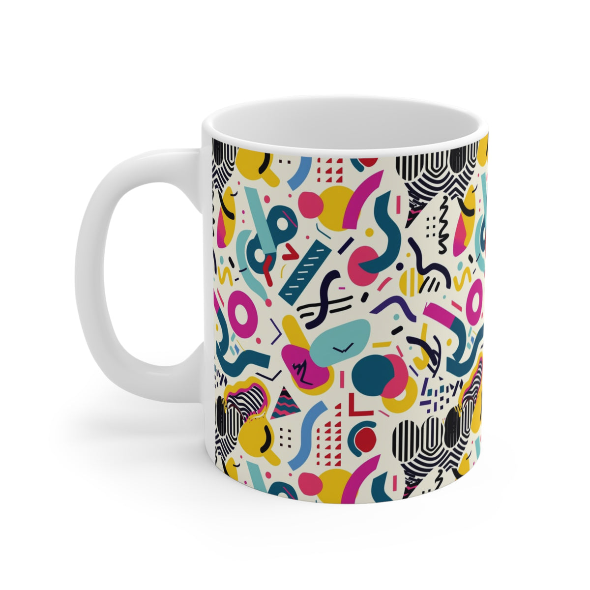 90s Retro Coffee Mug - Full Wrap Design 578