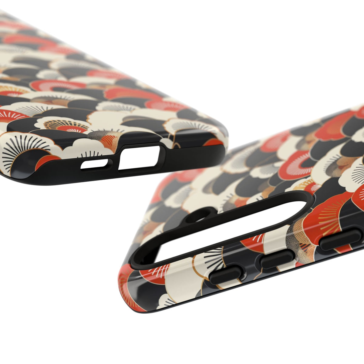 Japanese Pattern Phone Case – Elegant & Timeless Design for Your Phone 080