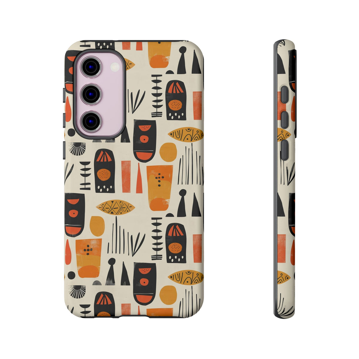 Stylish African Pattern Phone Case – Unique and Vibrant Protection 208