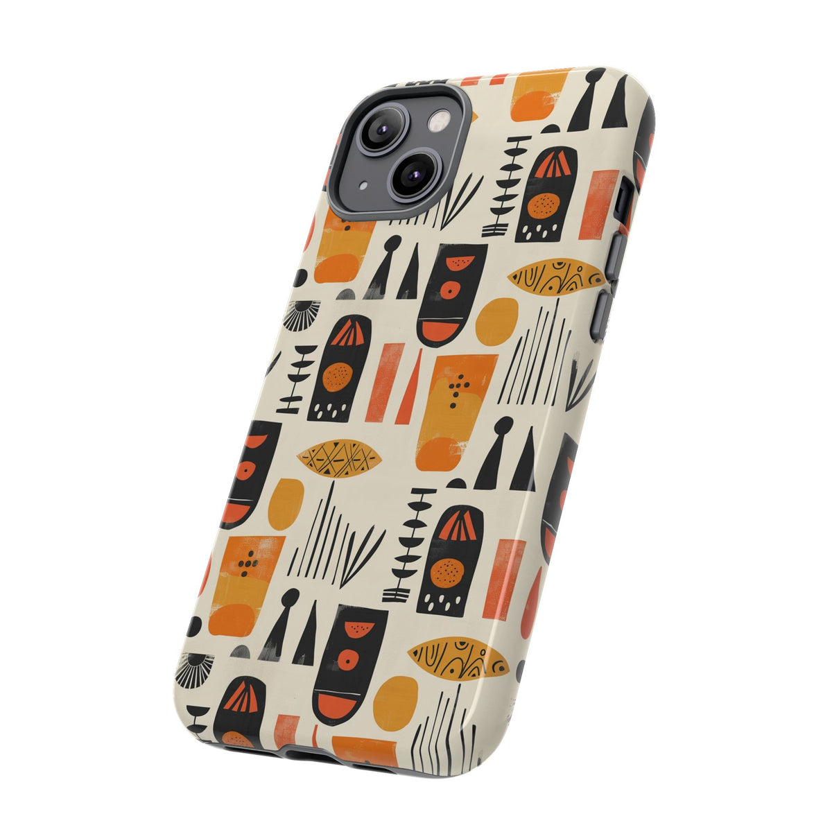 Stylish African Pattern Phone Case – Unique and Vibrant Protection 208