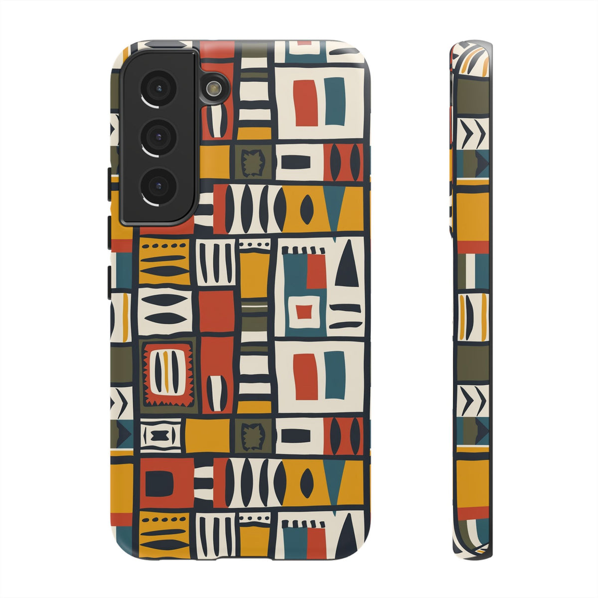 Stylish African Pattern Phone Case – Unique and Vibrant Protection 013