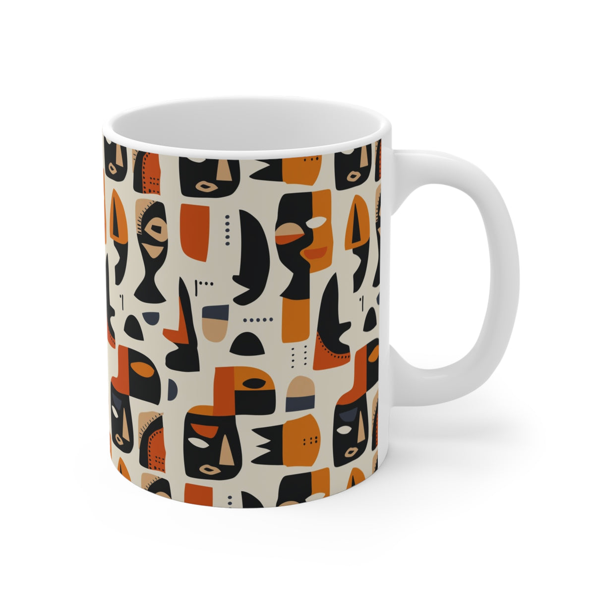 All-Over African Pattern Coffee Mug 648