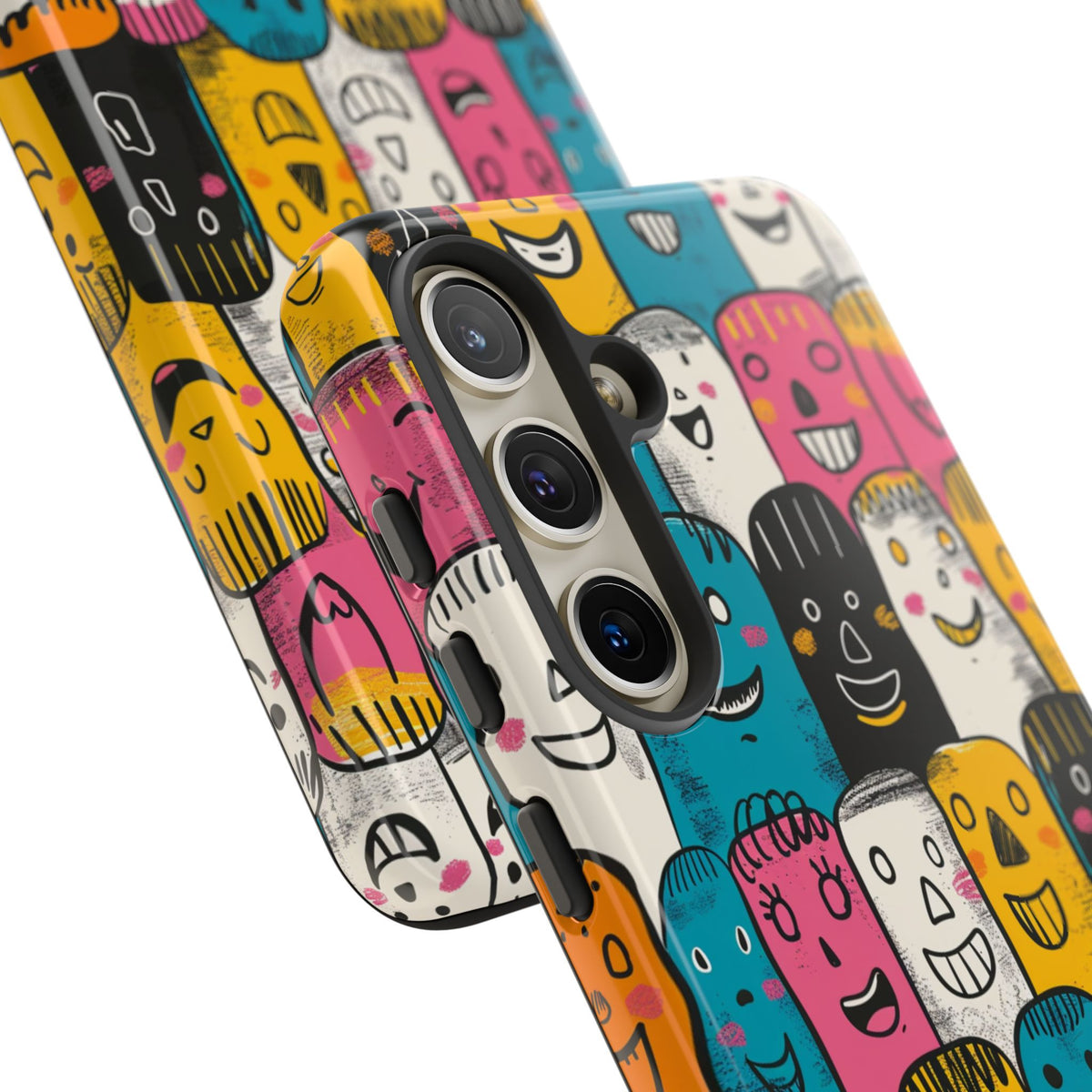 Happy Faces Phone Case – Joyful and Cheerful Design for a Bright Look 5