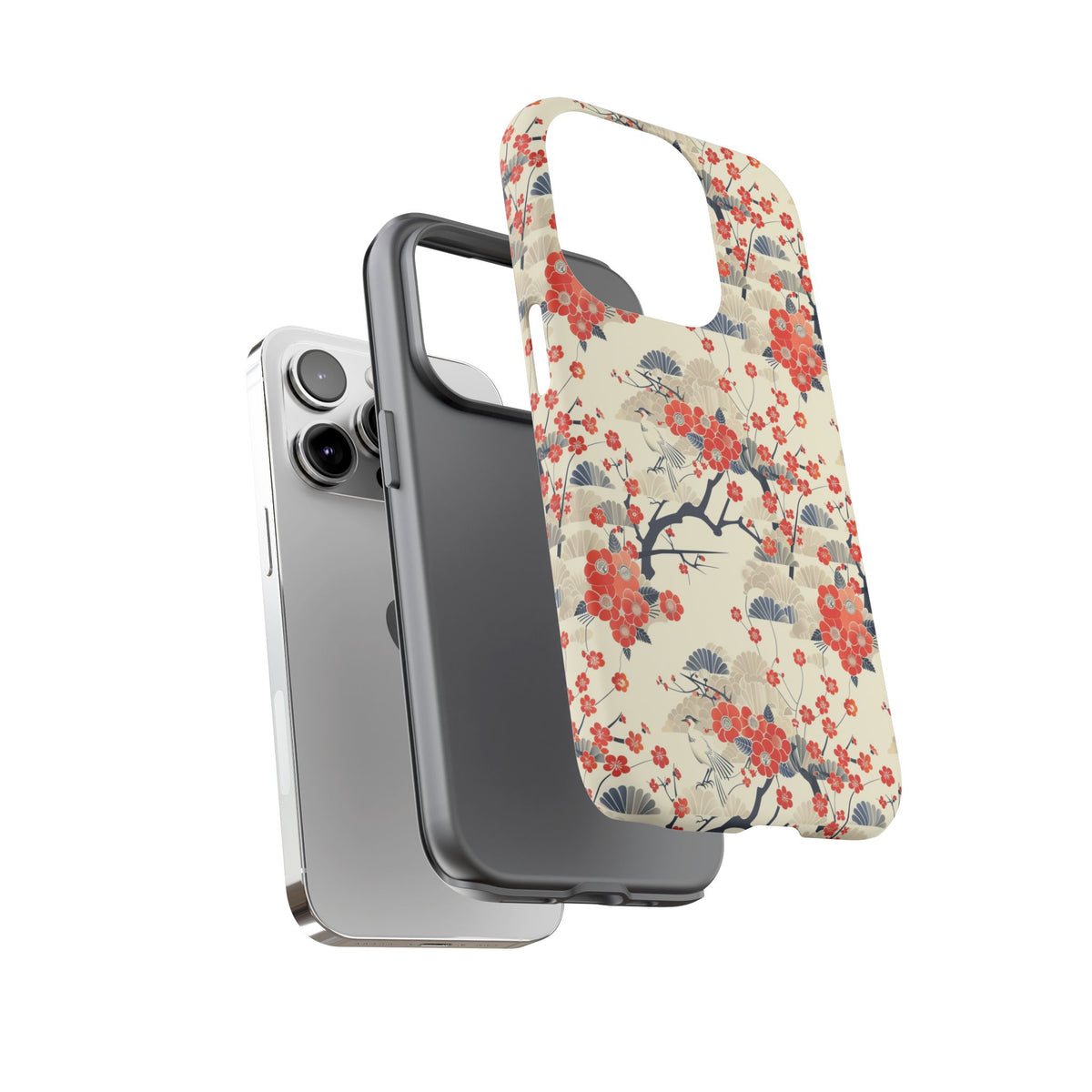 Japanese Pattern Phone Case – Elegant & Timeless Design for Your Phone 031