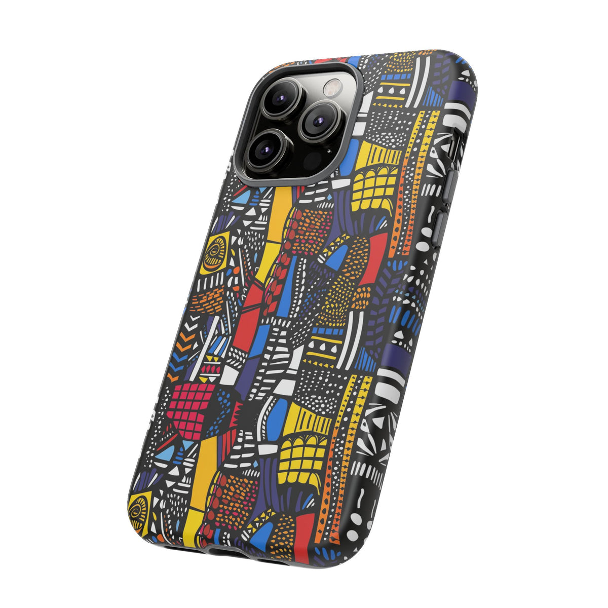 Stylish African Pattern Phone Case – Unique and Vibrant Protection 201