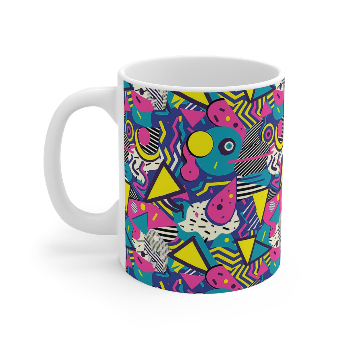 90s Retro Coffee Mug - Full Wrap Design 507