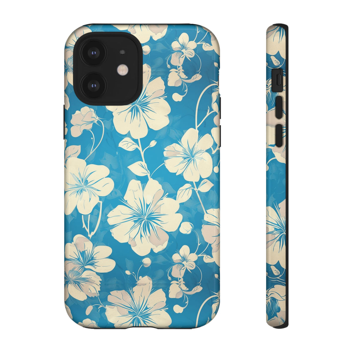 Blue Floral Seamless Pattern Phone Case