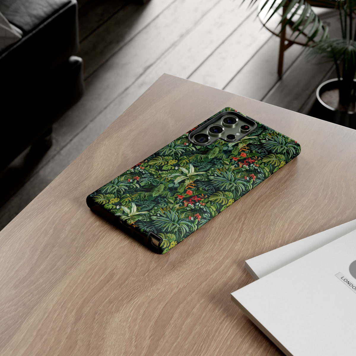 Jungle Pattern Phone Case – Exotic & Lush Design for Your Phone 323