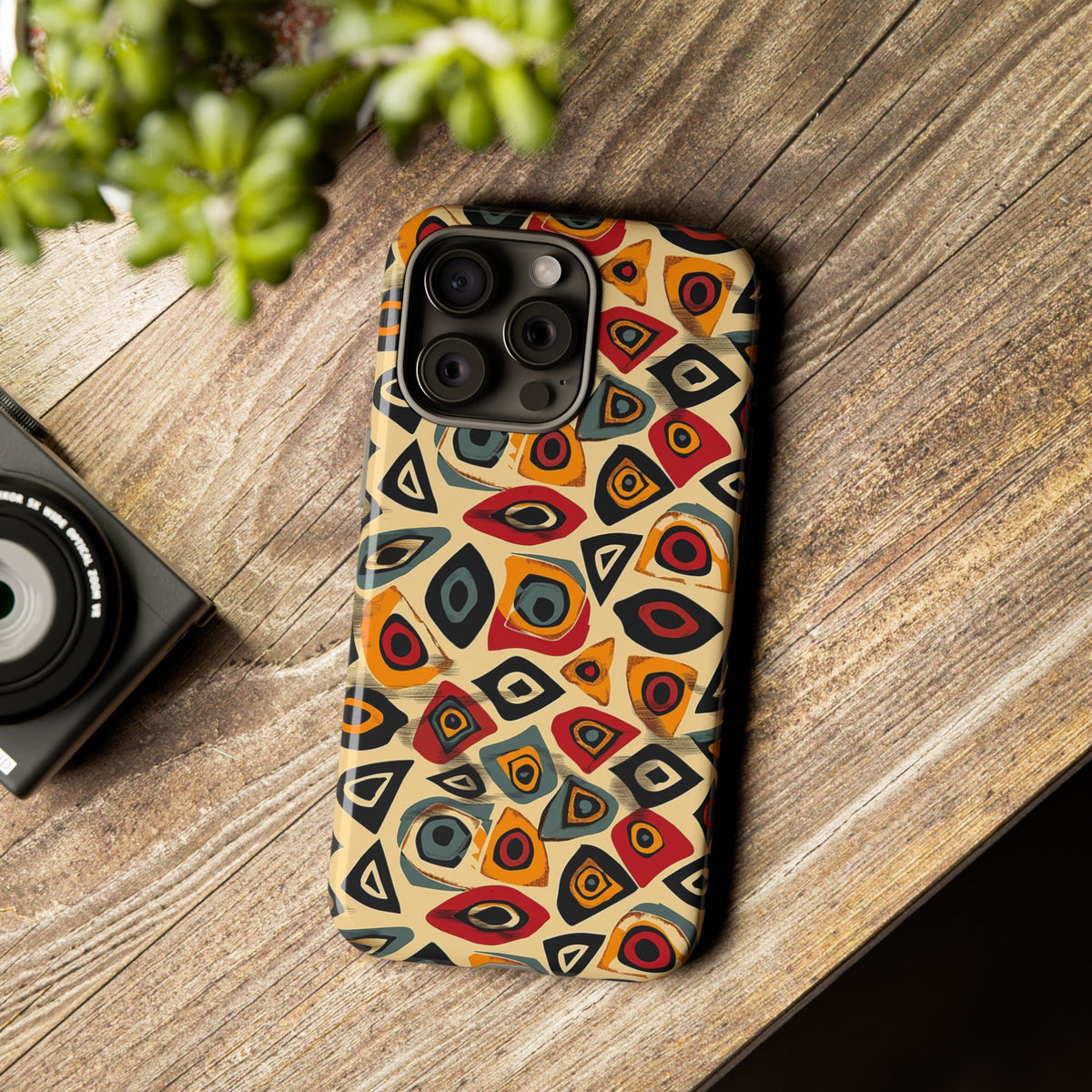 Stylish African Pattern Phone Case – Unique and Vibrant Protection 167