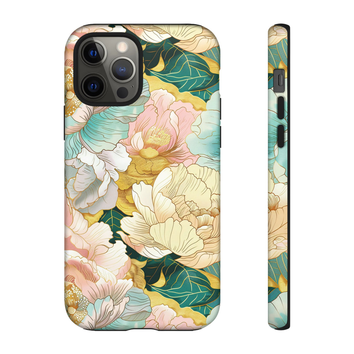 Japanese Blossom Asian Floral Design Phone Case – Elegant Floral Phone Cover