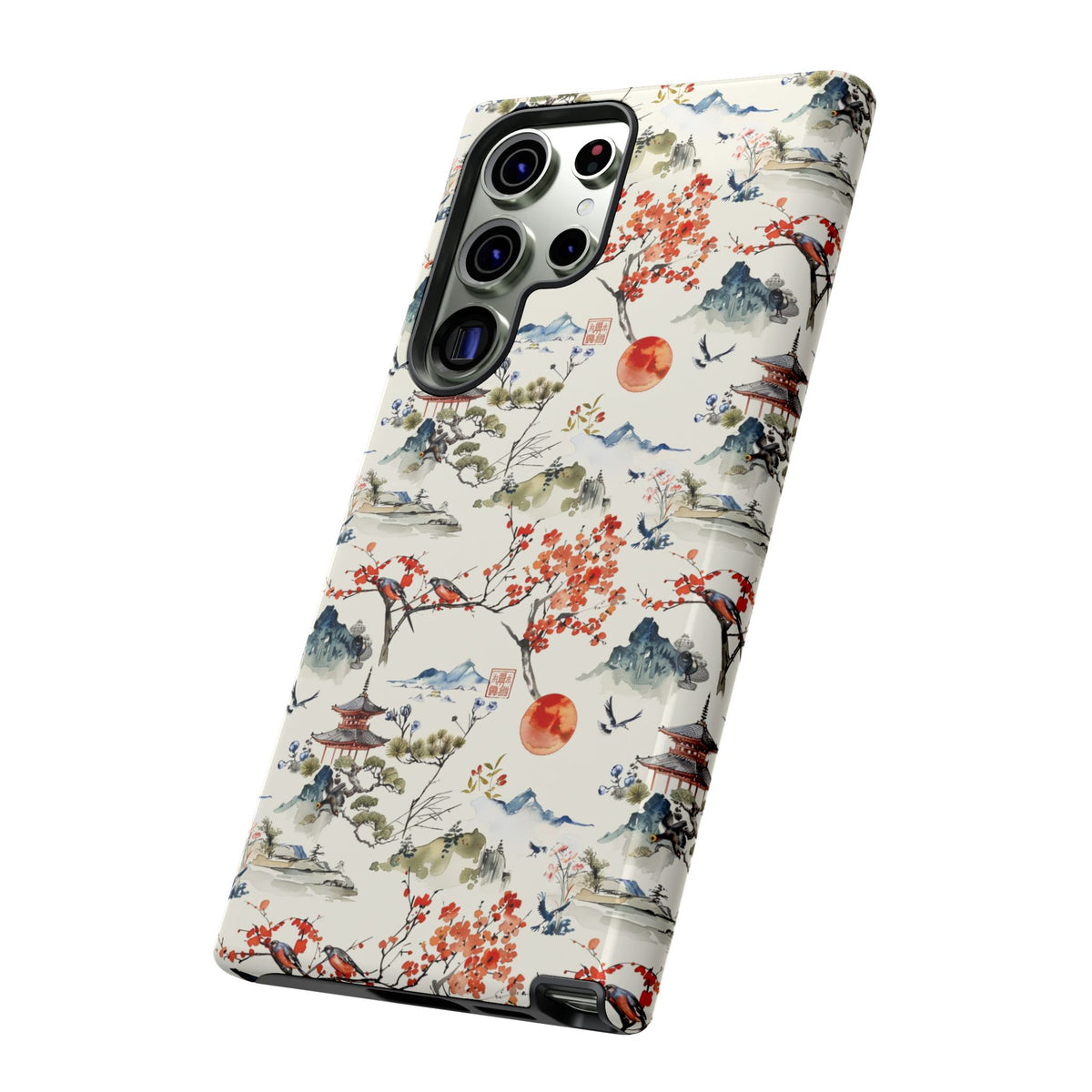 Japanese Pattern Phone Case – Elegant & Timeless Design for Your Phone 120