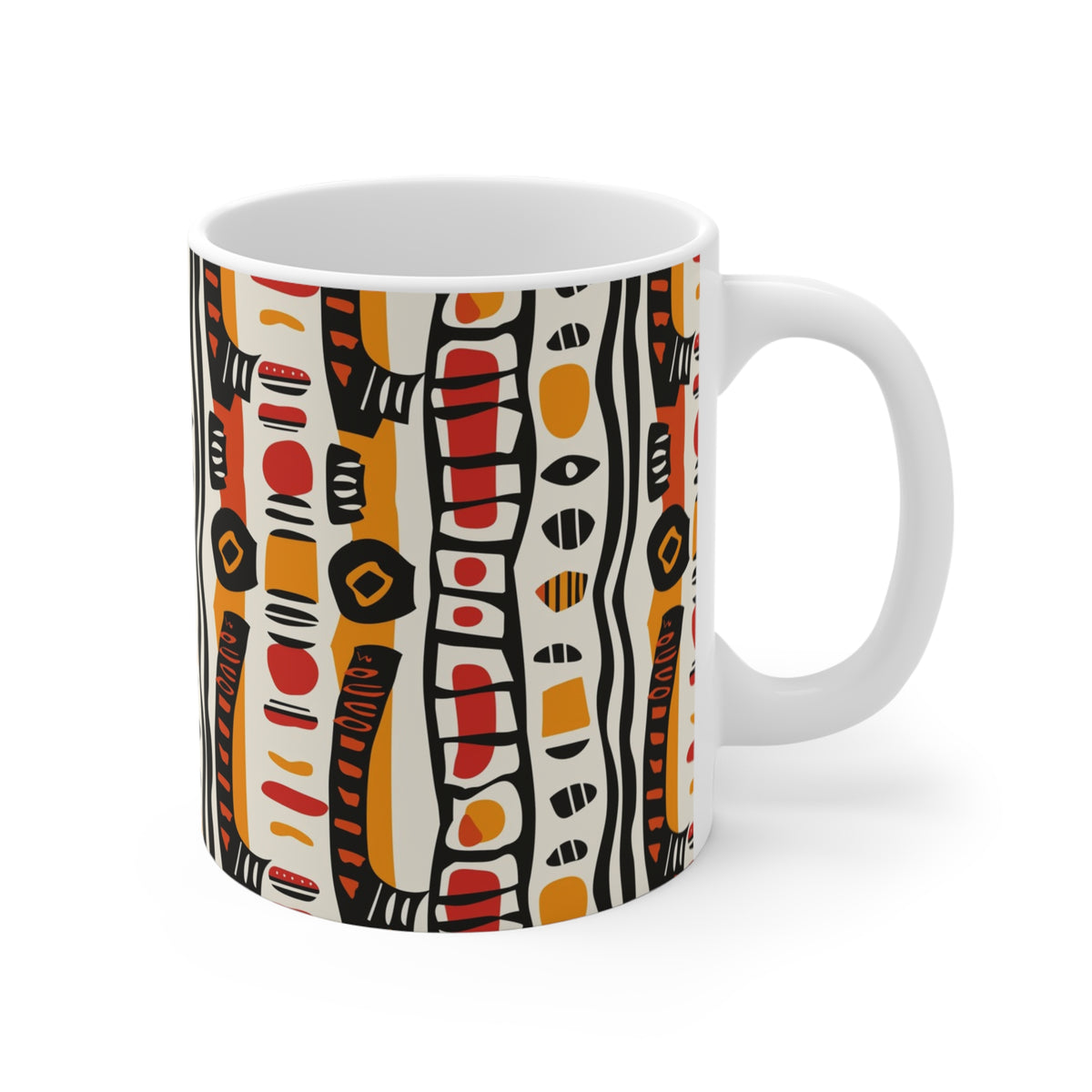 All-Over African Pattern Coffee Mug 561