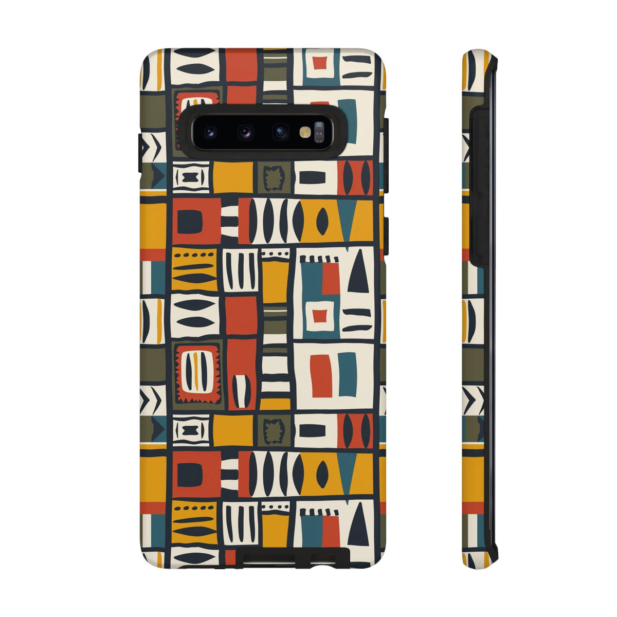 Stylish African Pattern Phone Case – Unique and Vibrant Protection 013