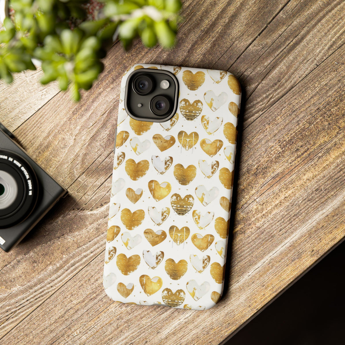 Heart Pattern Phone Case – Stylish & Loving Design for Your Device 369