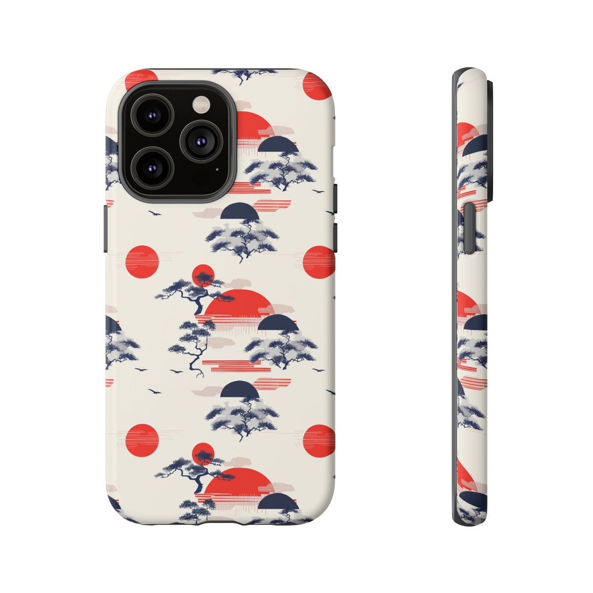 Japanese Pattern Phone Case – Elegant & Timeless Design for Your Phone 047