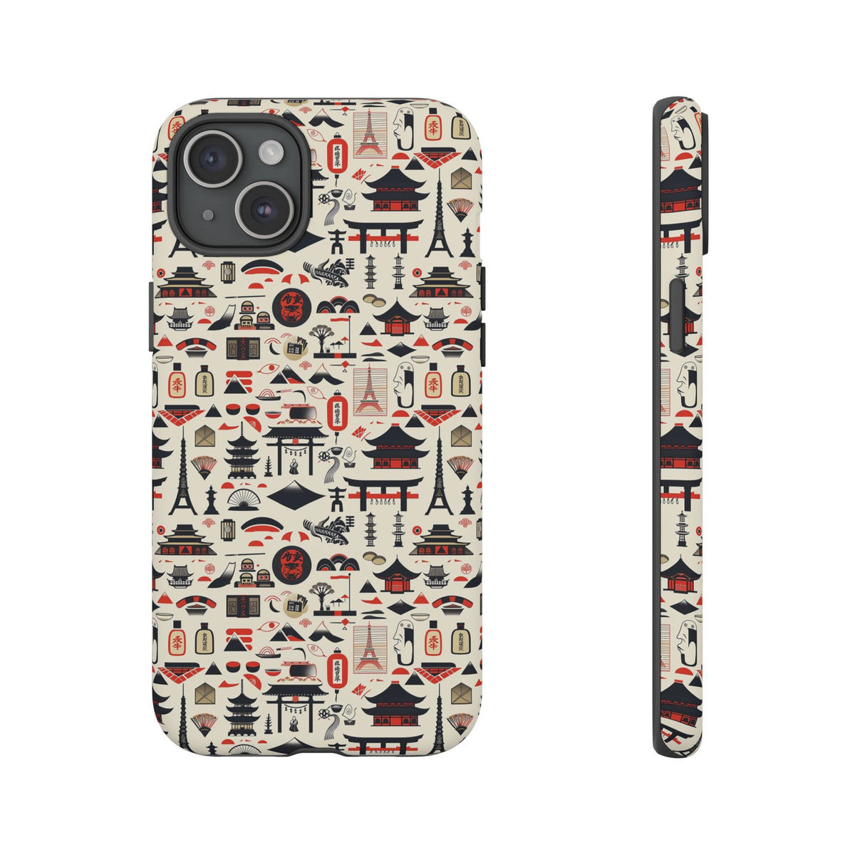 Japanese Pattern Phone Case – Elegant & Timeless Design for Your Phone 010