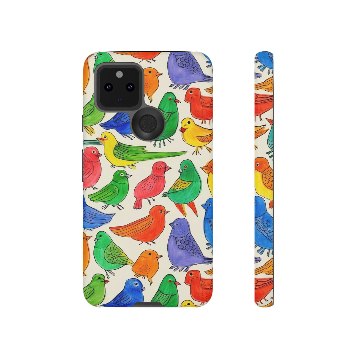 Birds Seamless Pattern Phone Case – Elegant and Timeless Avian Design 2