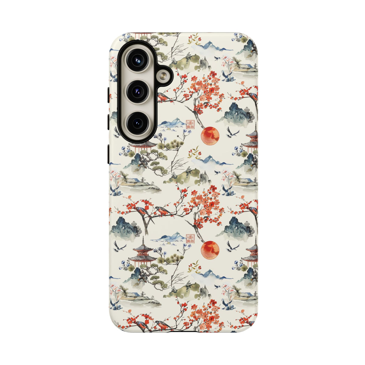 Japanese Pattern Phone Case – Elegant & Timeless Design for Your Phone 120