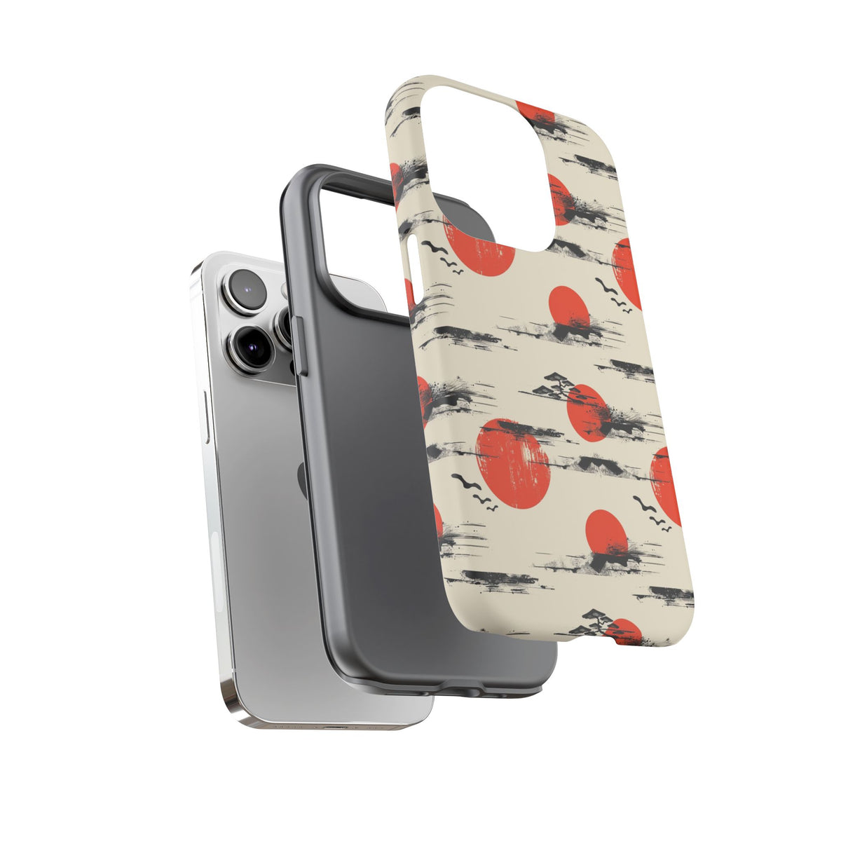 Japanese Pattern Phone Case – Elegant & Timeless Design for Your Phone 077