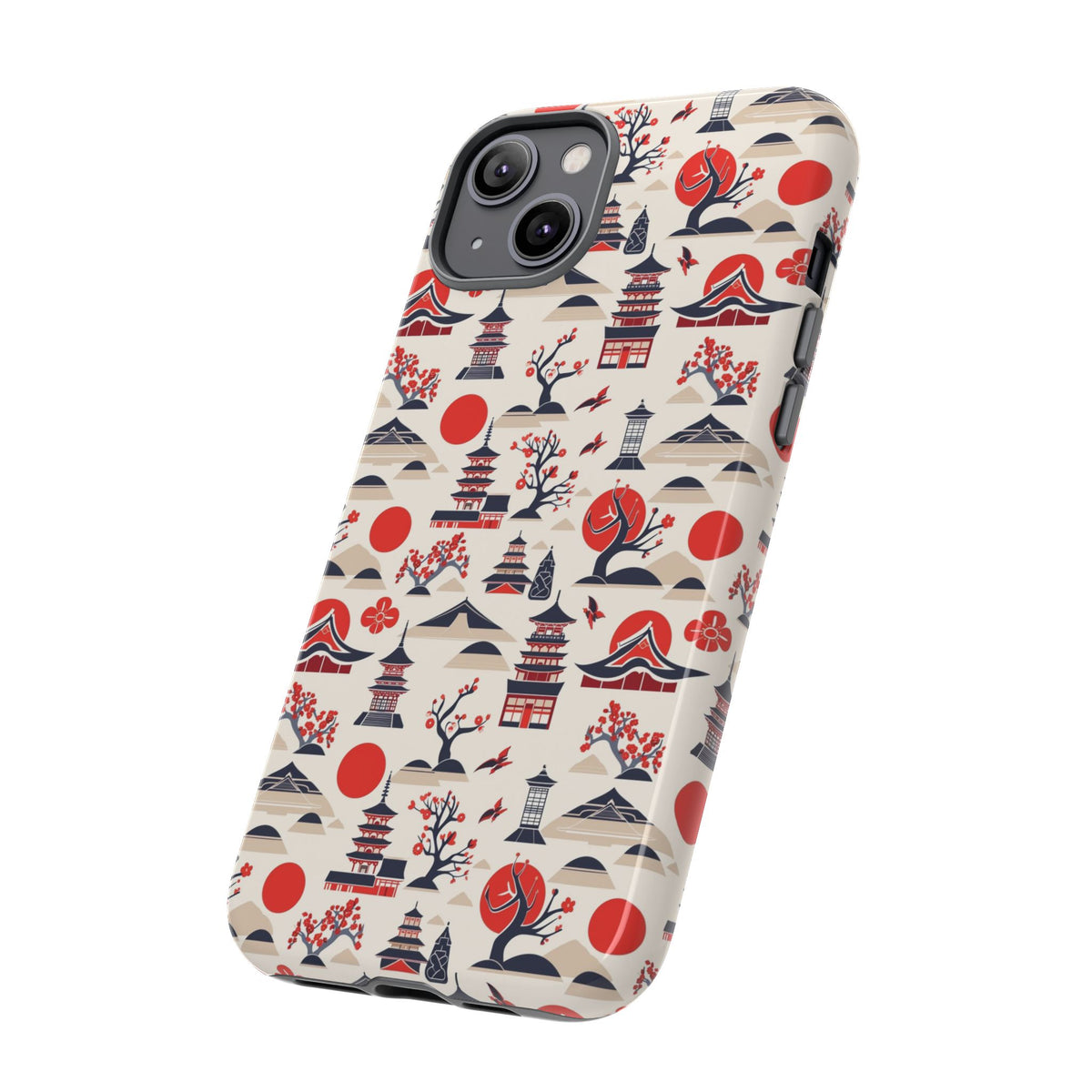 Japanese Pattern Phone Case – Elegant & Timeless Design for Your Phone 013