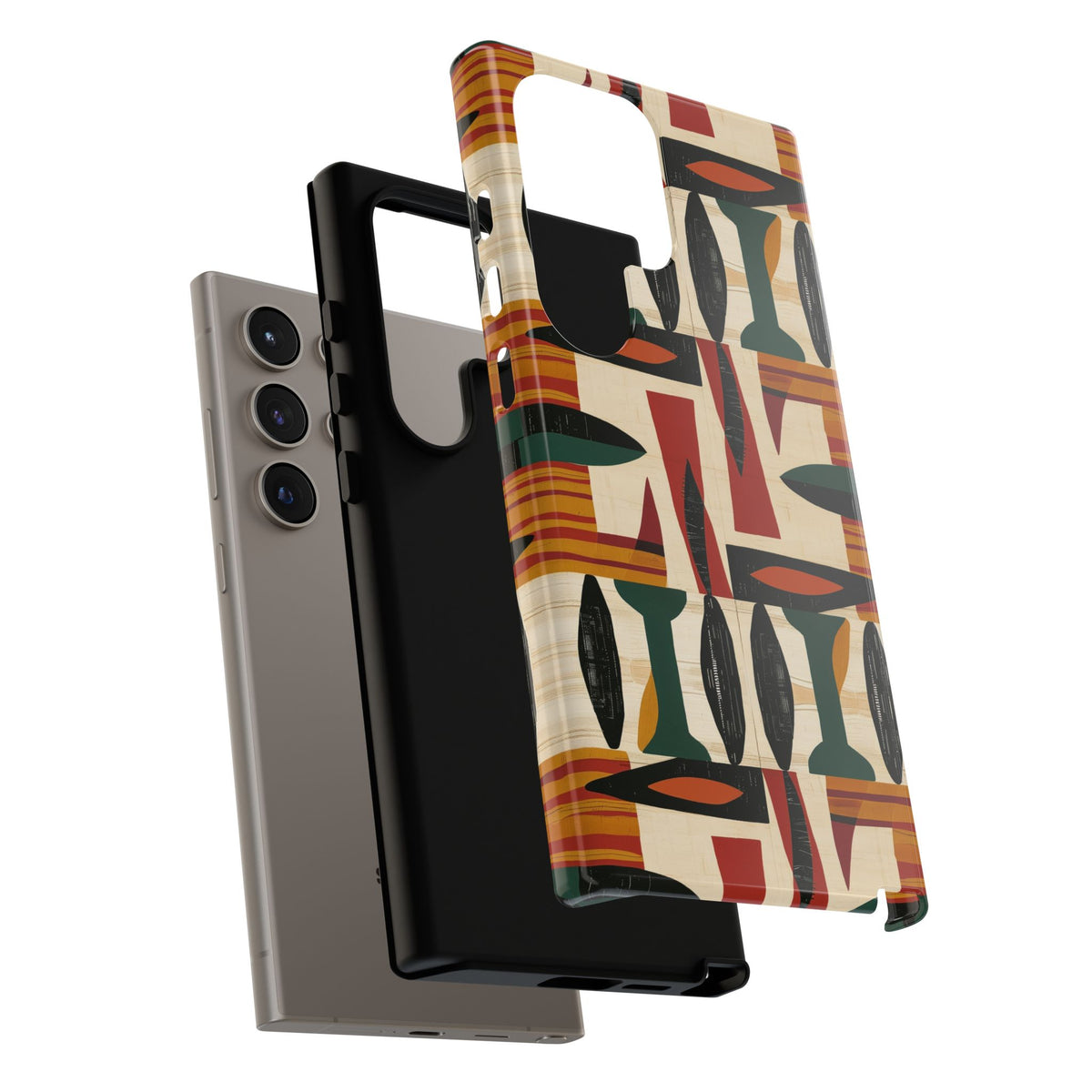 Stylish African Pattern Phone Case – Unique and Vibrant Protection 196