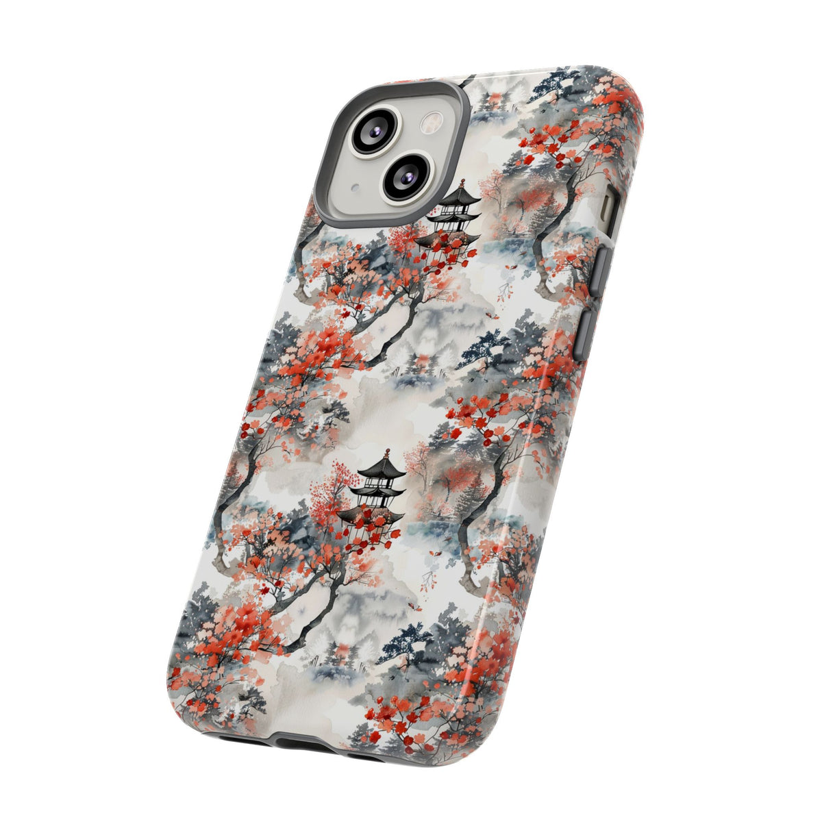 Japanese Pattern Phone Case – Elegant & Timeless Design for Your Phone 096