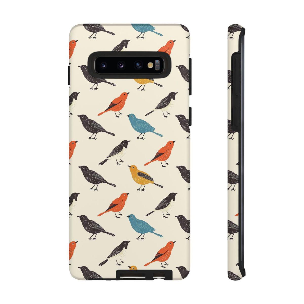 Birds Seamless Pattern Phone Case – Elegant and Timeless Avian Design 5