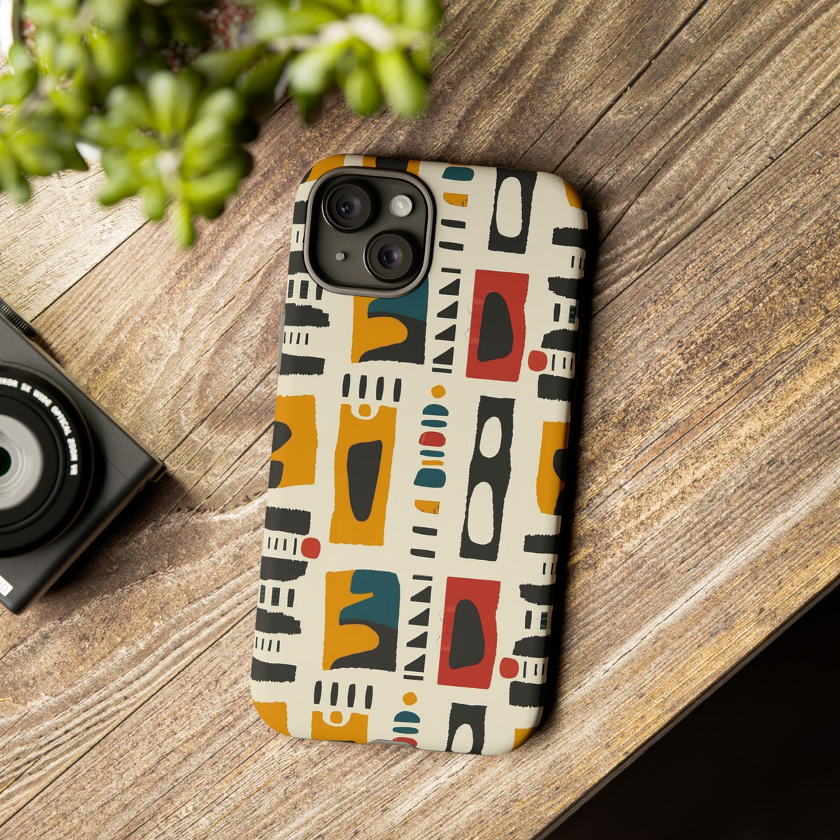 Stylish African Pattern Phone Case – Unique and Vibrant Protection 260