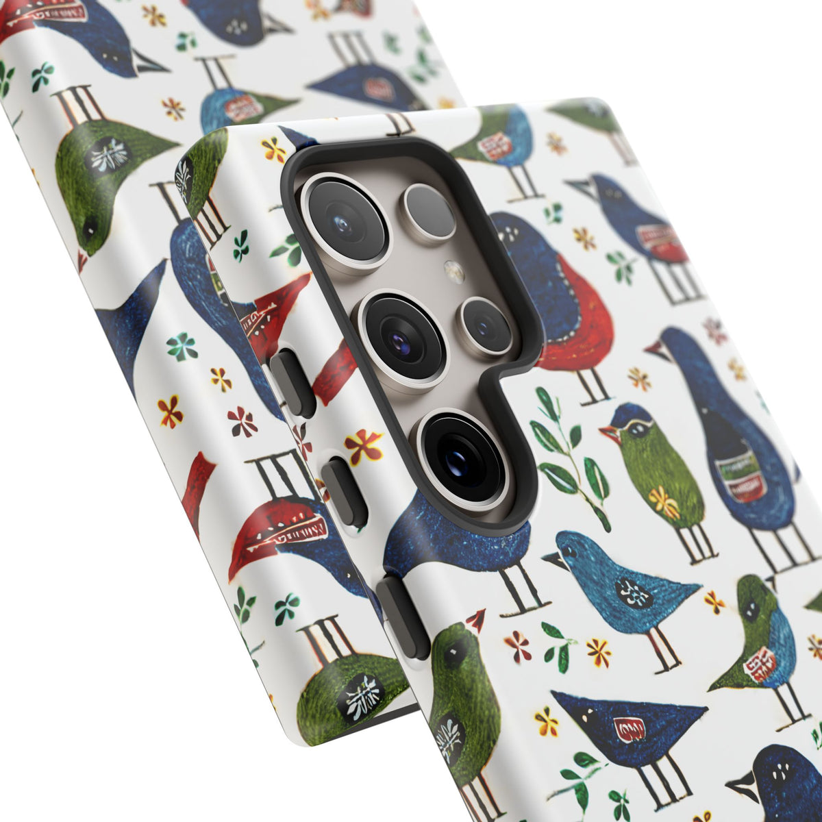 Birds Seamless Pattern Phone Case – Elegant and Timeless Avian Design 12