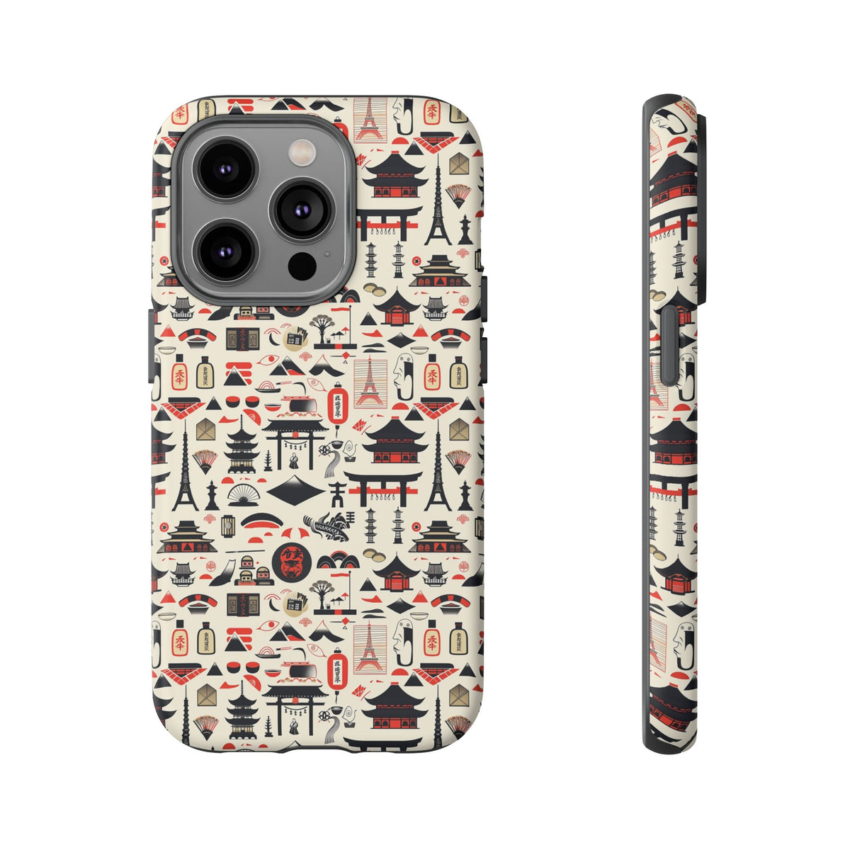 Japanese Pattern Phone Case – Elegant & Timeless Design for Your Phone 010