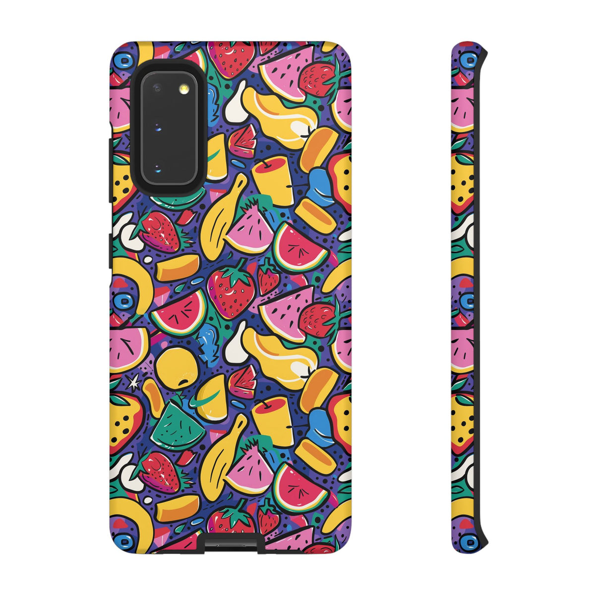 90s Themed Seamless Pattern Phone Case – Embrace Retro Style and Protection 316