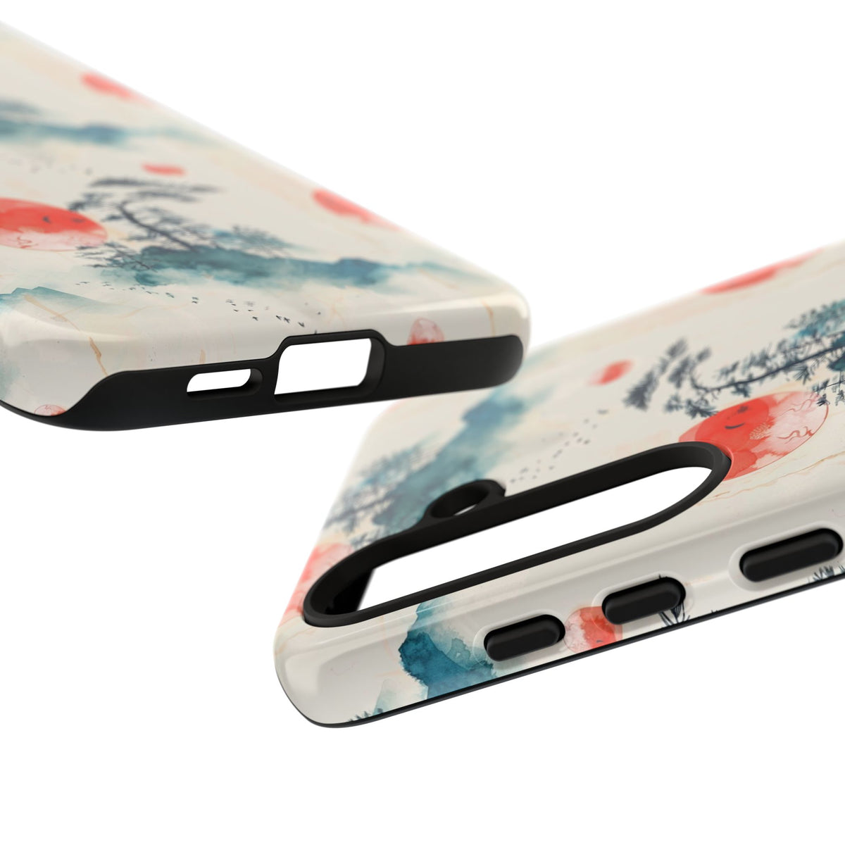 Japanese Pattern Phone Case – Elegant & Timeless Design for Your Phone 055