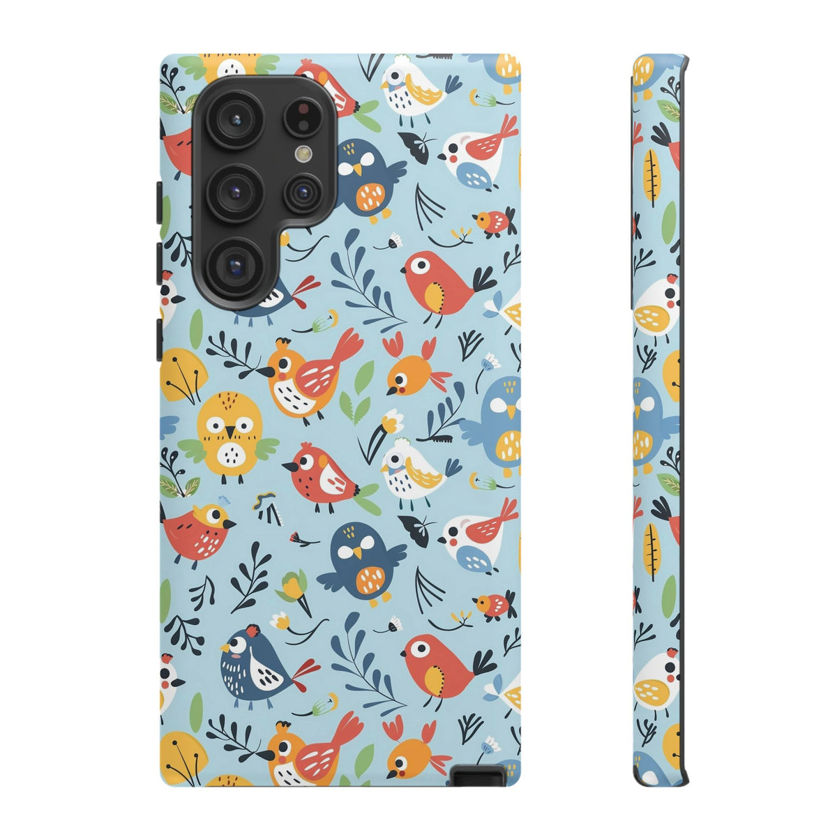 Birds Seamless Pattern Phone Case – Elegant and Timeless Avian Design 7