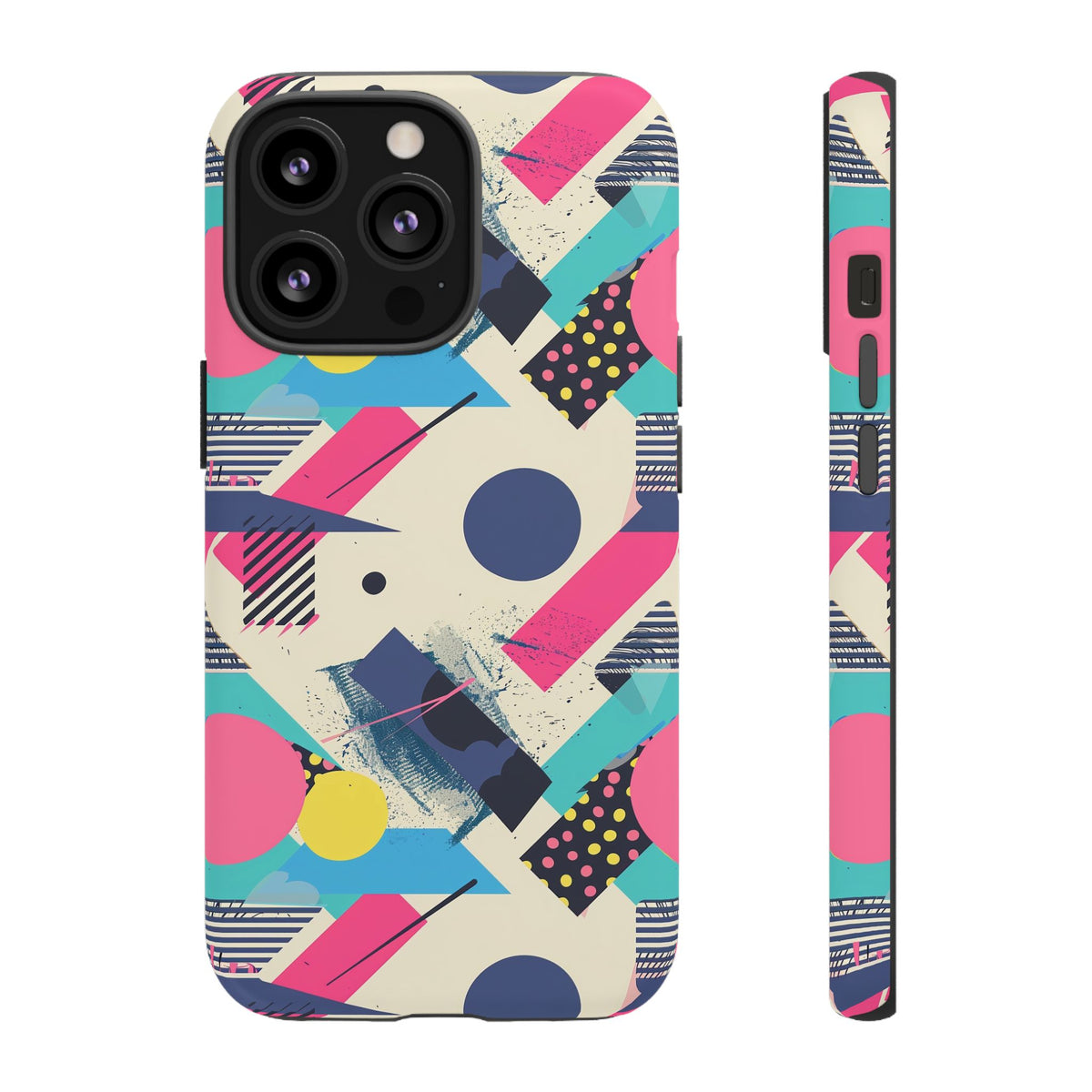 Retro 80s Seamless Phone Case – Vintage Style Meets Modern Protection 089