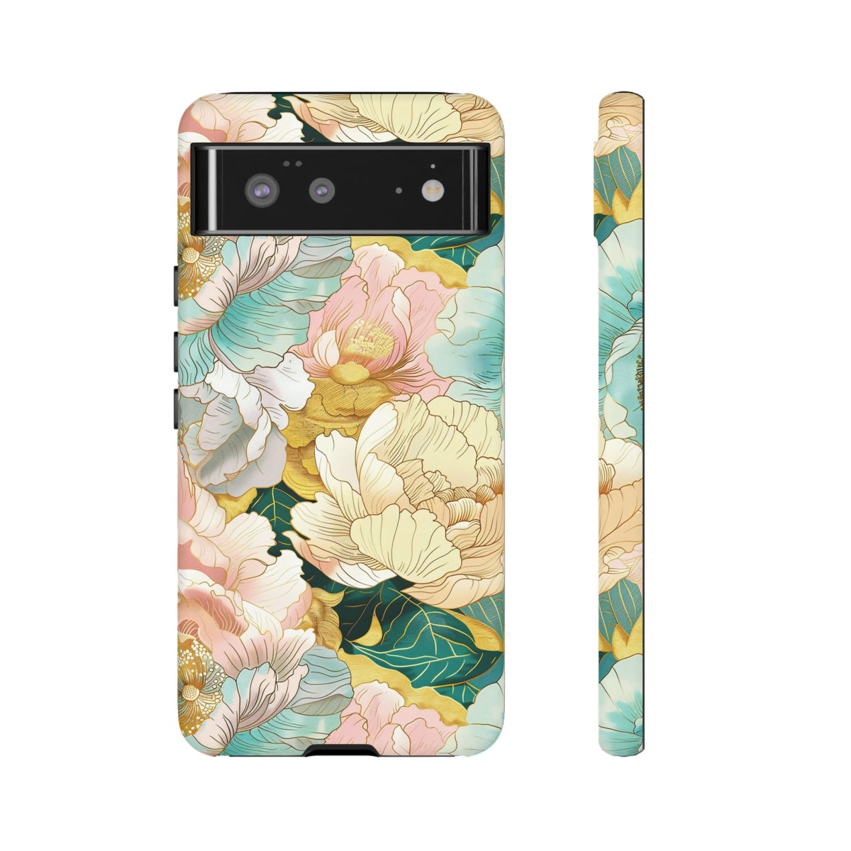 Japanese Blossom Asian Floral Design Phone Case – Elegant Floral Phone Cover