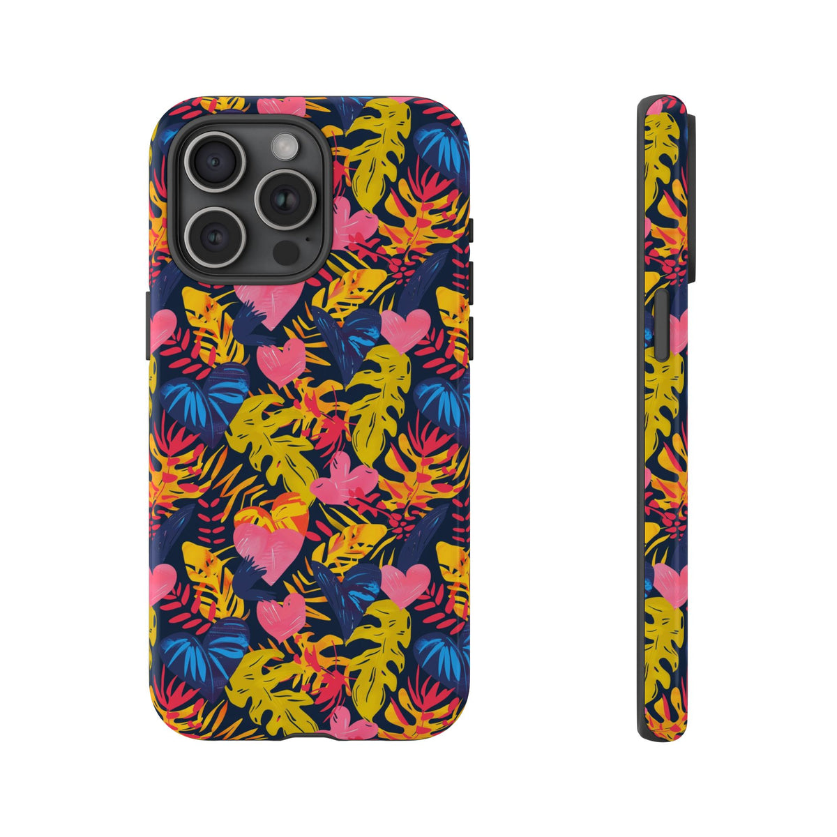 Heart Pattern Phone Case – Stylish & Loving Design for Your Device 360