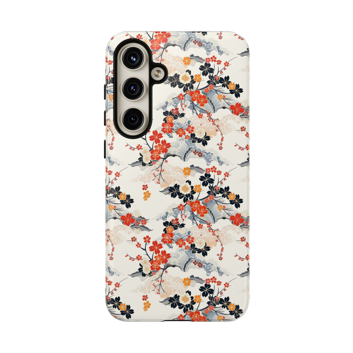 Japanese Pattern Phone Case – Elegant & Timeless Design for Your Phone 302