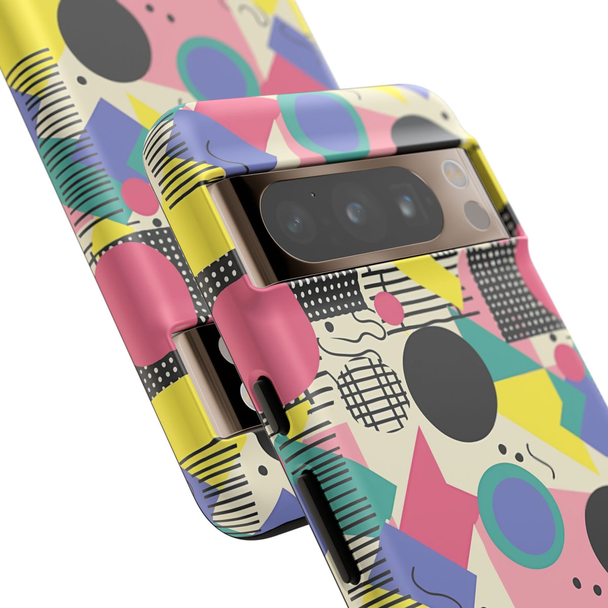 90s Themed Seamless Pattern Phone Case – Embrace Retro Style and Protection 228